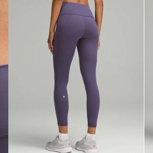 lululemon Wunder Train High-Rise Tight w/ Pockets Nightfall Sz 8